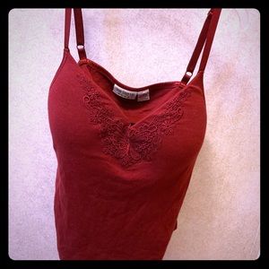 Sleeveless tank with bra
